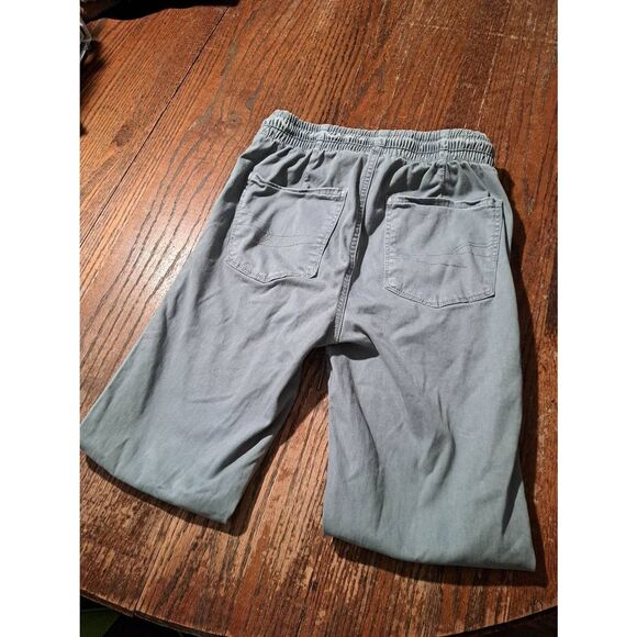 American Eagle Stretch Women’s Pants Sz 2 Gray Jogger Style Drawstring Waist - Picture 4 of 4